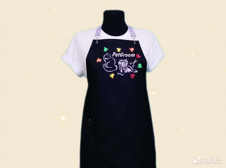 Фартук для грумера с логотипом