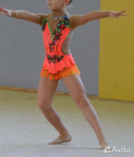 Купальник для художественной гимнастики 128р-р