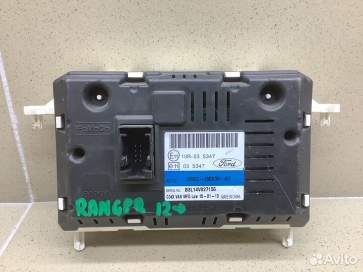 Дисплей информационный Ford Ranger 2012-2015