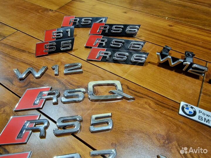 Шильдики надписи Audi / BMW