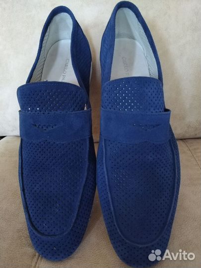 Мокасины замша р. 43