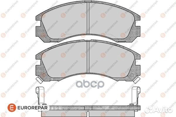 Колодки тормозные mitsubishi outlander 03/paje