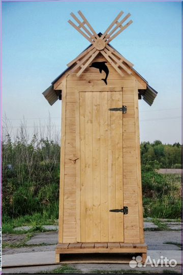 Уличный туалет домик с установкой хмб 223