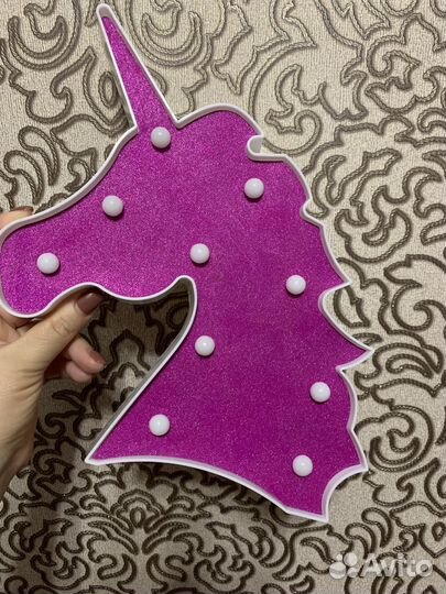 Светильник единорог