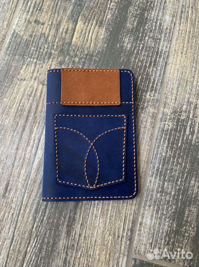 Обложка на паспорт натуральная кожа