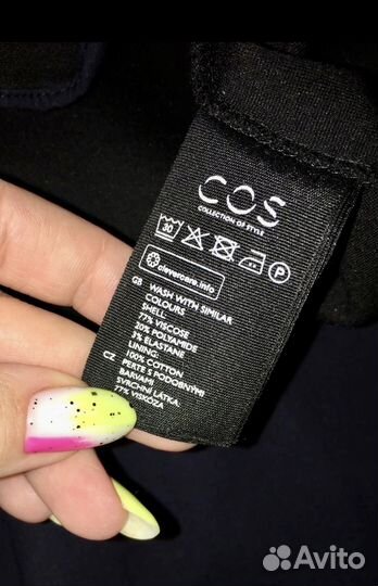 Платье Cos S 44 хорошо, плотное мягкое, длина 87