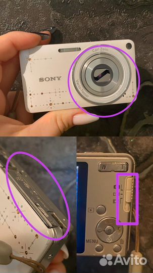 Цифровой фотоаппарат sony cyber-shot dsc-w350d