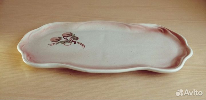 Блюдо большое сервировочное керамика новое