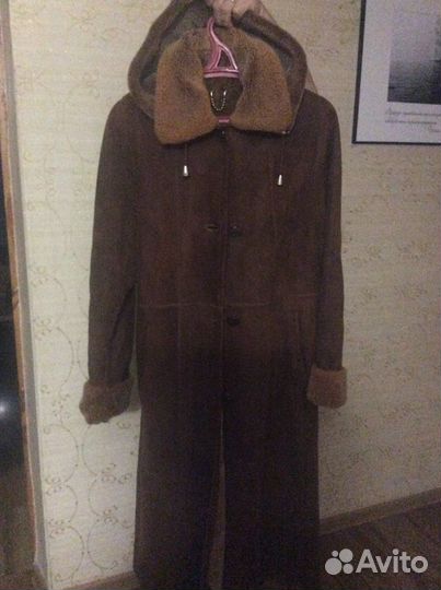 Женская дубленка б/у