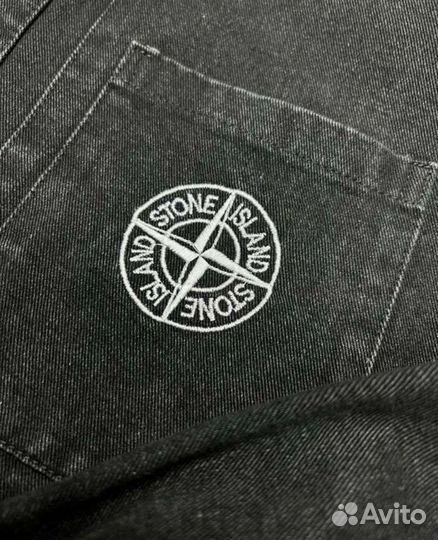 Джинсовая куртка stone island