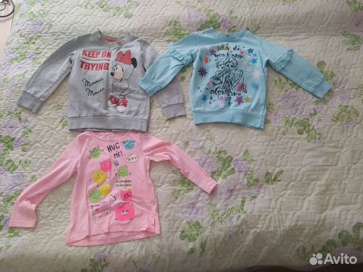 Одежда для девочки пакетом 98 см