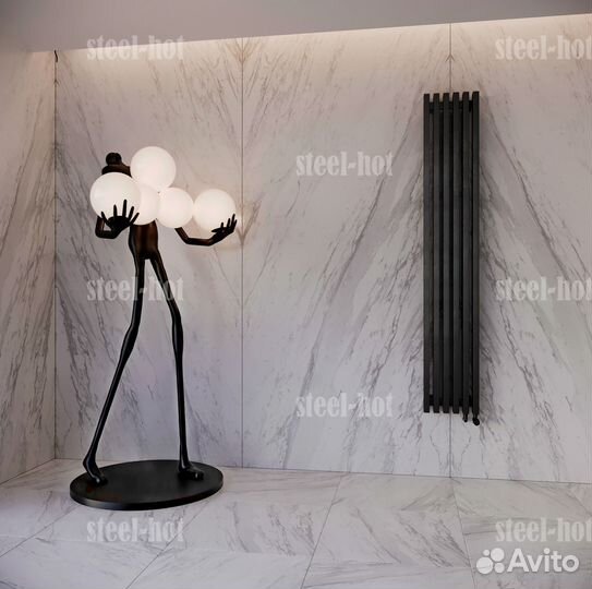 Трубчатый дизайн радиатор отопления Steel