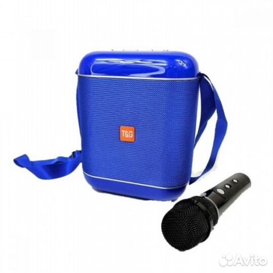 Колонка портативная bluetooth TG 523 K + микрофон