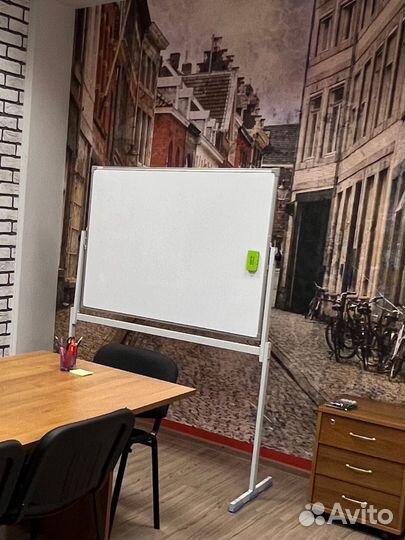 Доска двухсторонняя на колесах 90х120