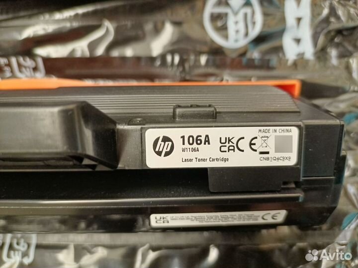 Картриджи HP 106a, W1106 полные