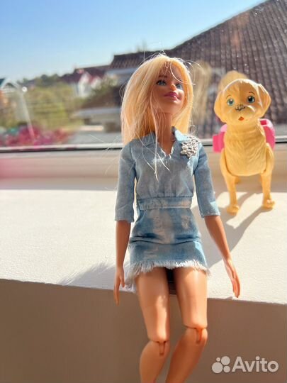 Кукла барби с собакой