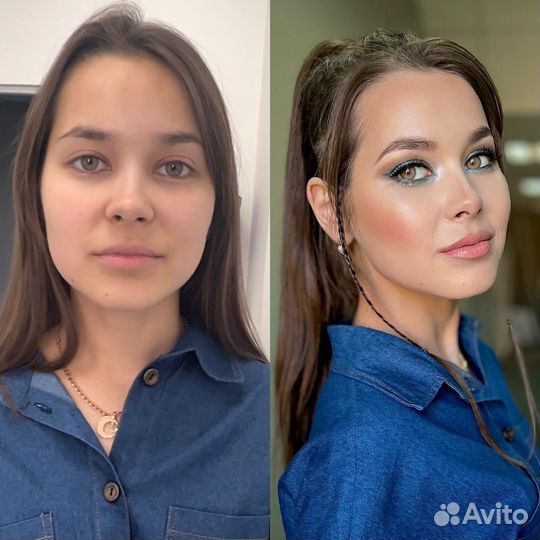 Макияж и прическа