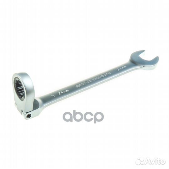 Ключ комбинированный 24мм трещоточный, шарнирны
