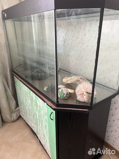 Аквариум с тумбой бу