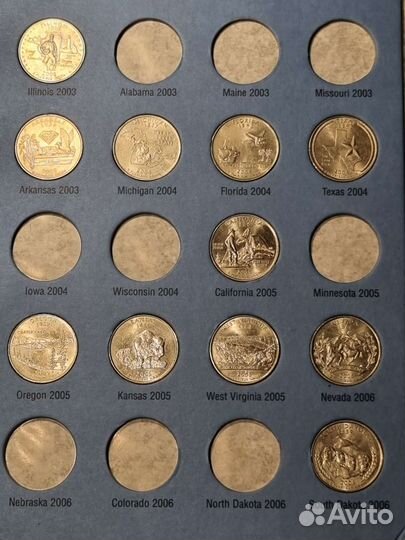 Квотеры штаты