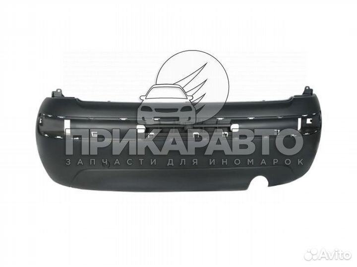 Бампер задний Citroen C3 02-09