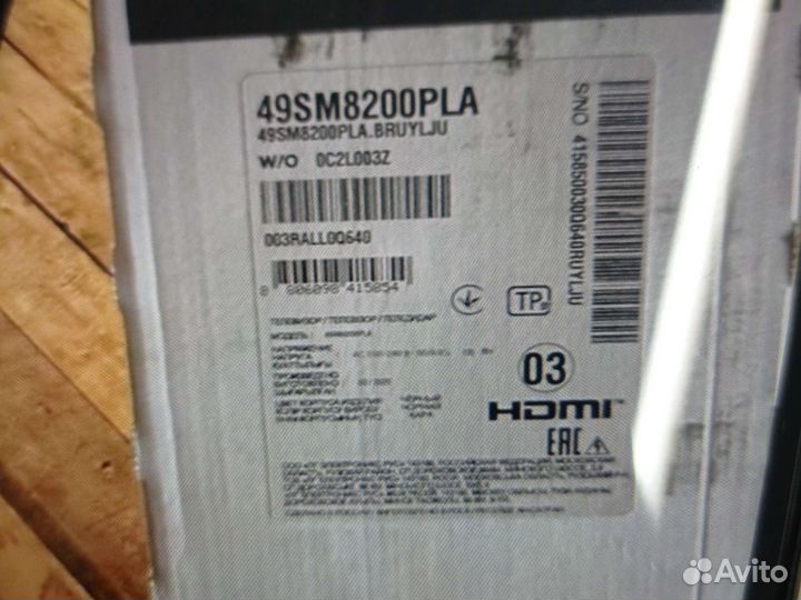 Телевизор smart tv 49 lg