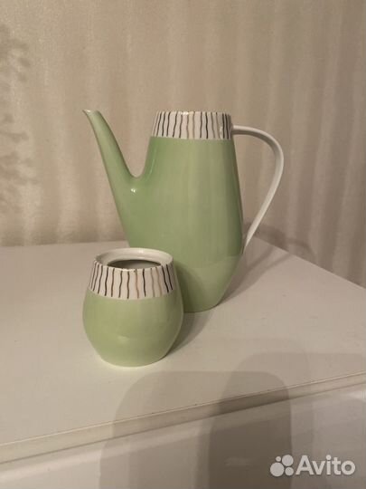 Сервиз кофейный ГДР винтаж фарфор