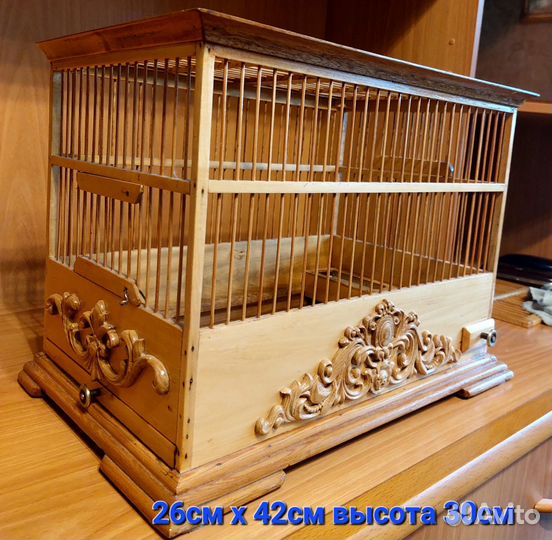 Клетки для птиц деревянные