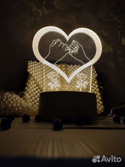 Ночник светильник 3D