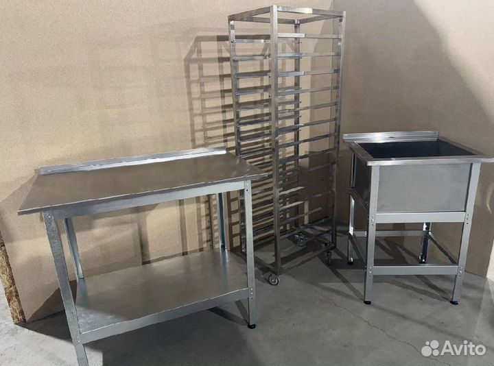 Моечные ванны / столы / стеллажи / полки