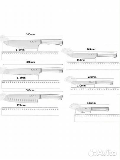 Набор ножей smeg