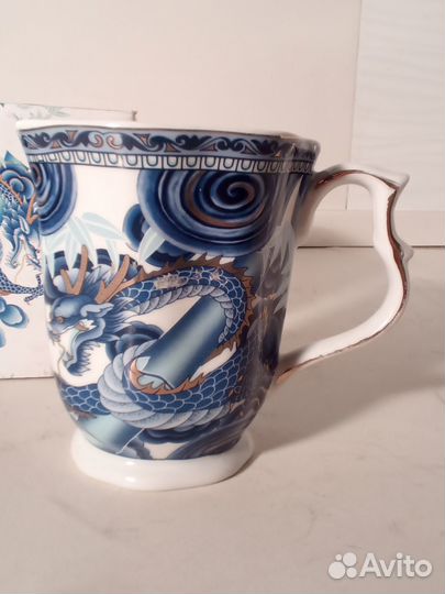 Кружка фарфоровая - подарок на Год дракона