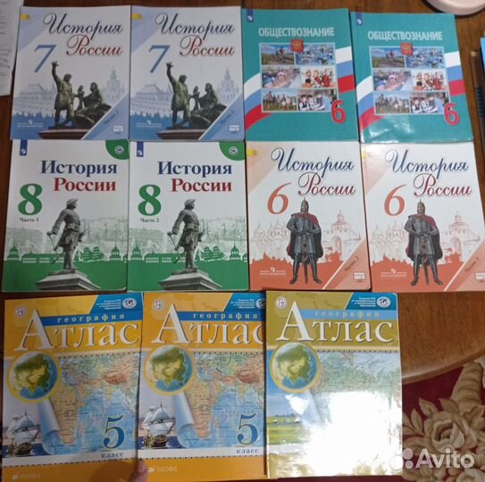 Учебники 2,3,4,5,6,7,8 классы