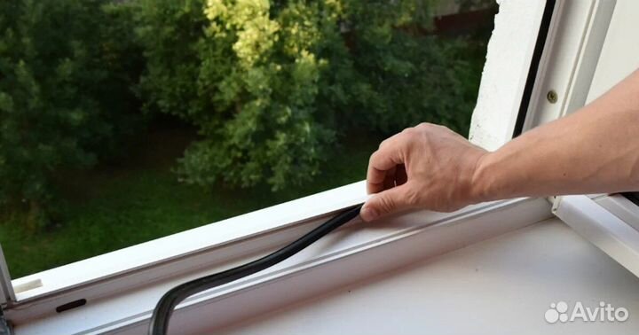 Замена уплотнителя в окнах