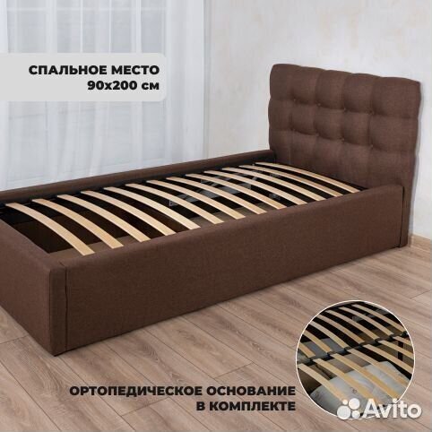 Кровать 90х200 Марсель мягкая кровать
