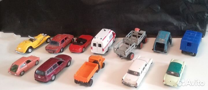 Машинки железные и пластик СССР И современные