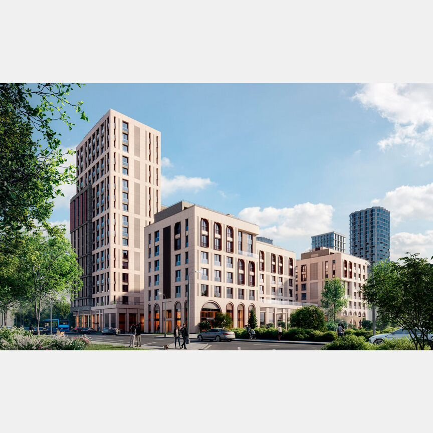 1-к. квартира, 47,6 м², 12/27 эт.