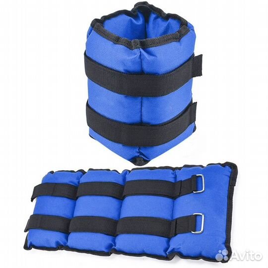 Утяжелители 5 кг 2х2,5кг нейлон синий D34462