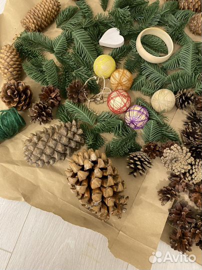 Рождественский венок сделай сам