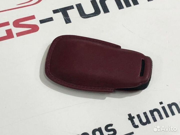 Чехол для ключа Mercedes нового образца бордовый