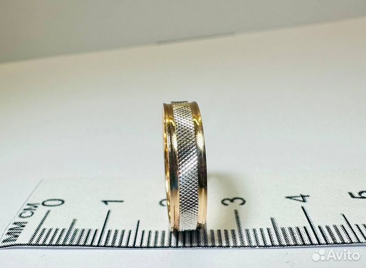 Кольцо золотое 17,5 р-р (вк1)