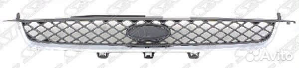 Решетка радиатора ford fiesta 06-08 хром/черн S