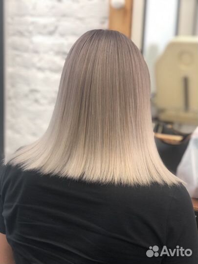 Окрашивание и стрижка волос