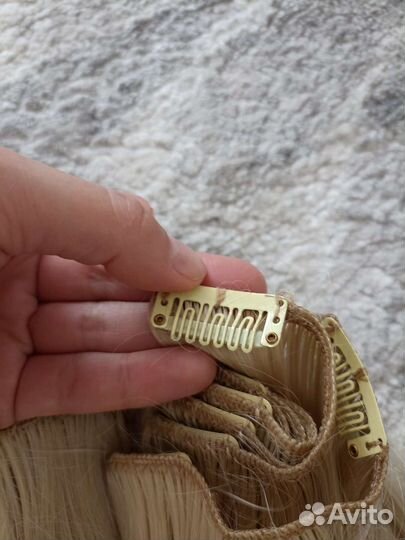 Волосы для наращивания блонд