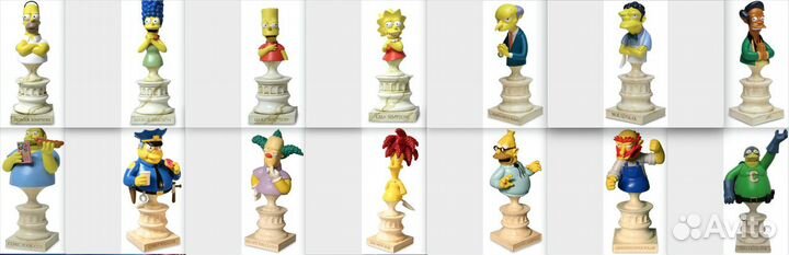 Sideshow The Simpsons Bust set не Hot toys