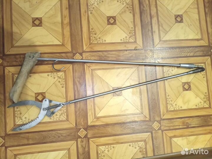 Клещи раскладные для ловли раков нержавеющие