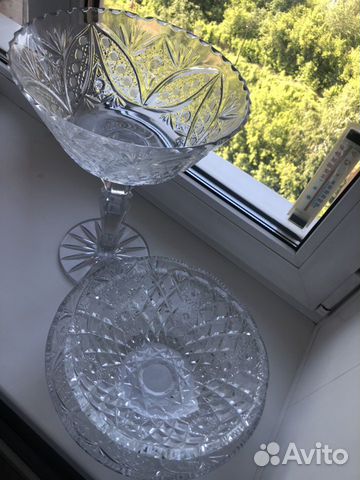 Хрусталь СССР ваза 33см