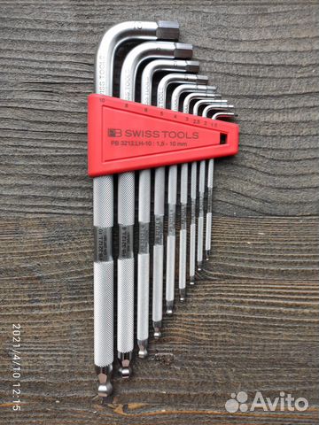 Набор длинных штифтовых ключей HEX PB Swiss Tools