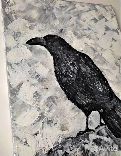 Картина Черный ворон