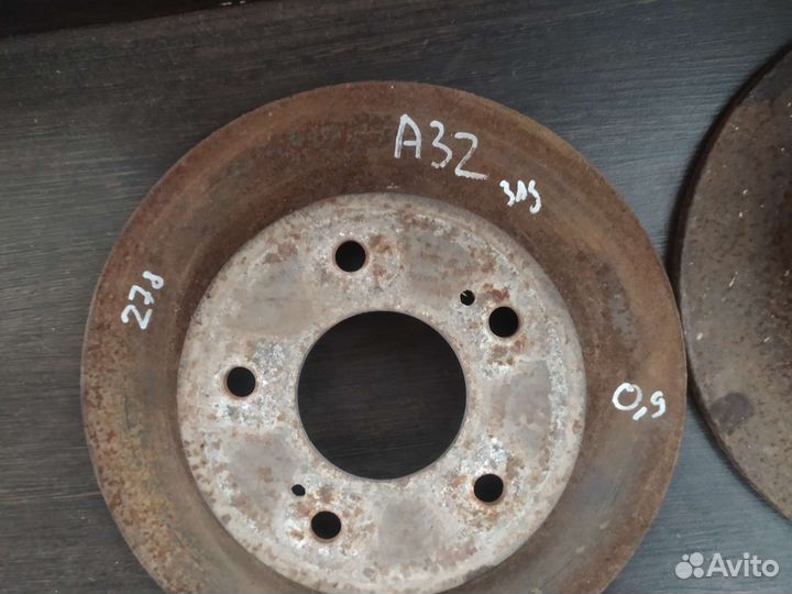 Диск тормозной задний ниссан Maxima A32
